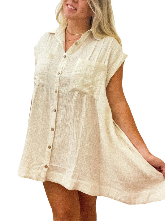 Le Lis - Lala Button Down Shirt Dress