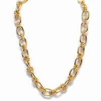 Ellison+Young - Women's Golden Bloom Bubble Link Necklace