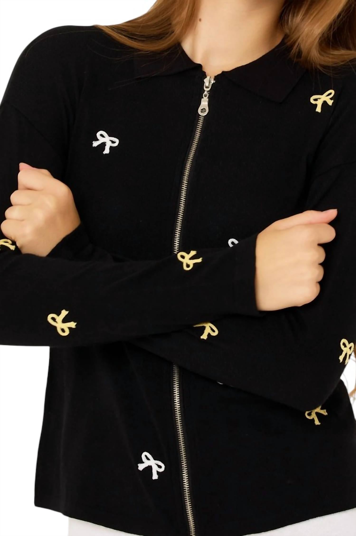 French Kyss - Bow Detail Jacket