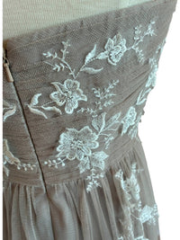 Dessy - Women's Strapless Floral Gown