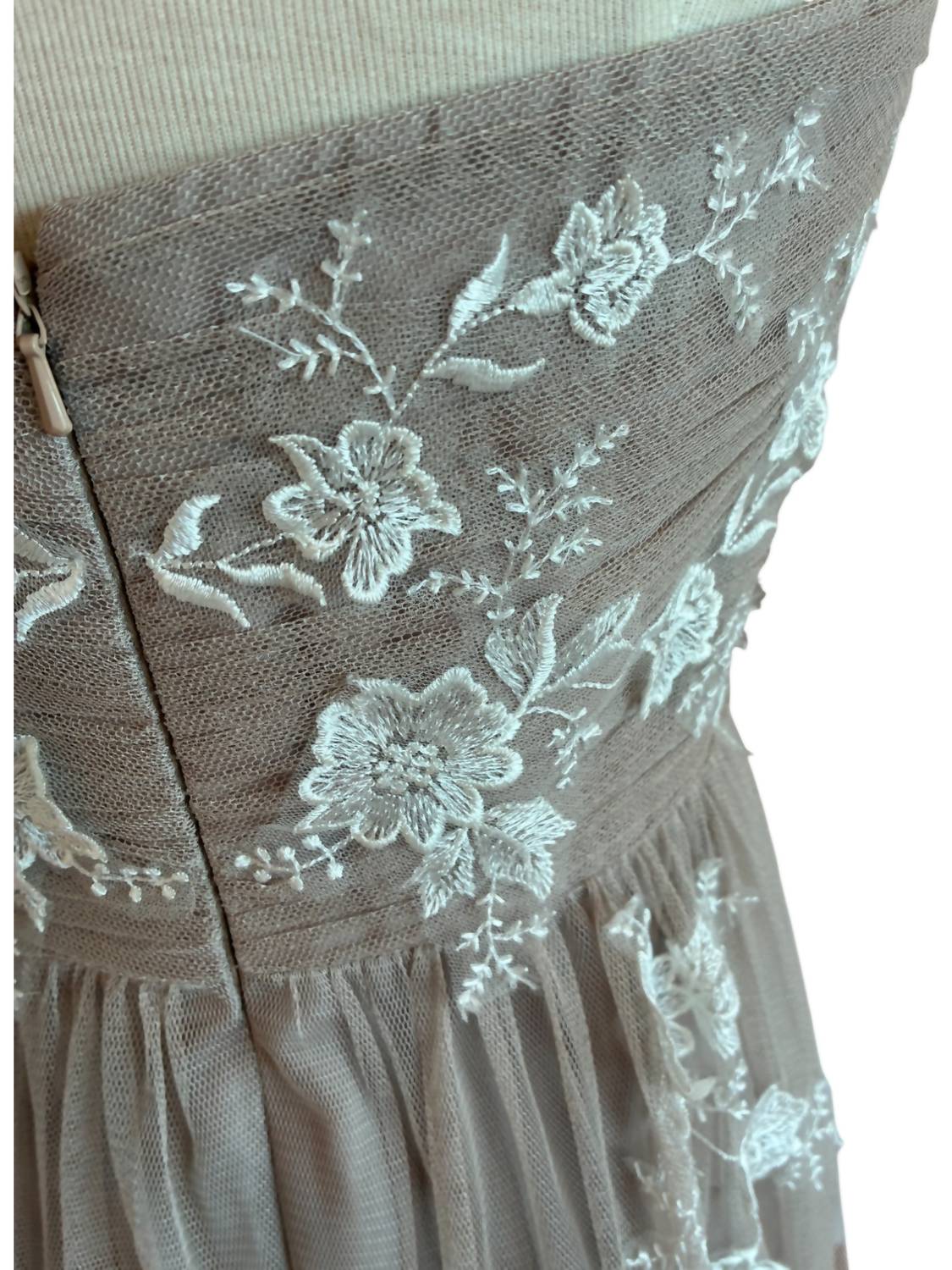 Dessy - Women's Strapless Floral Gown