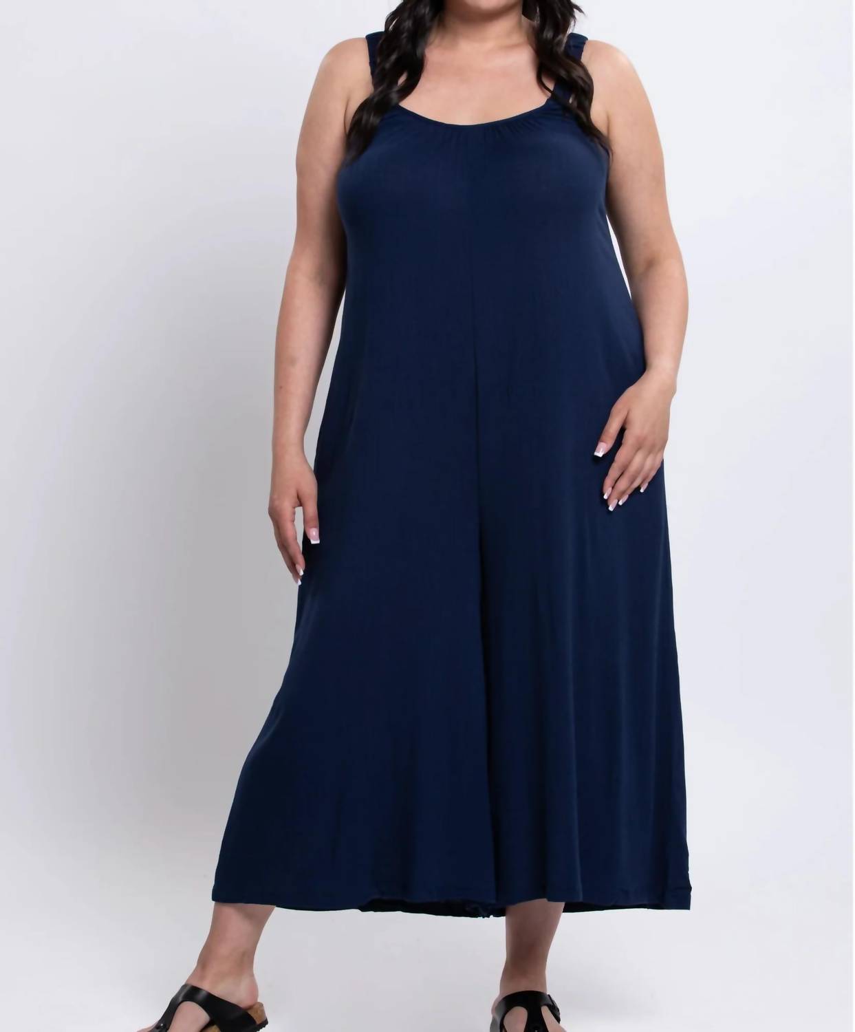 Blue Sky Clothing Co - Joanna Bamboo Linen Wide Leg Jumpsuit