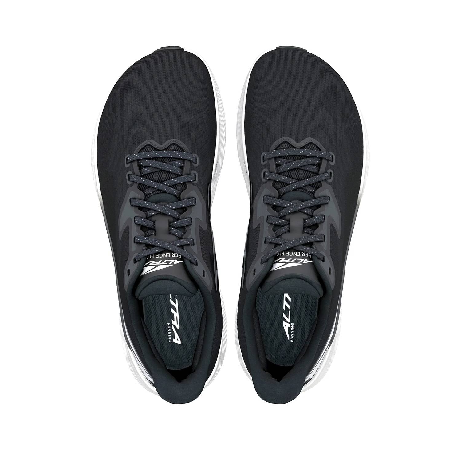 ALTRA Men's Experience Flow 1 Running Shoes in black white - men's shoe - alternate view