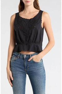 Re/Done - Jerry Eyelet Tank Top