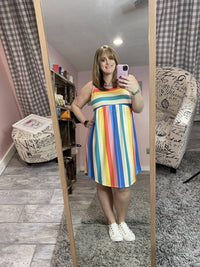 Bombom - Casual Stripe Dress