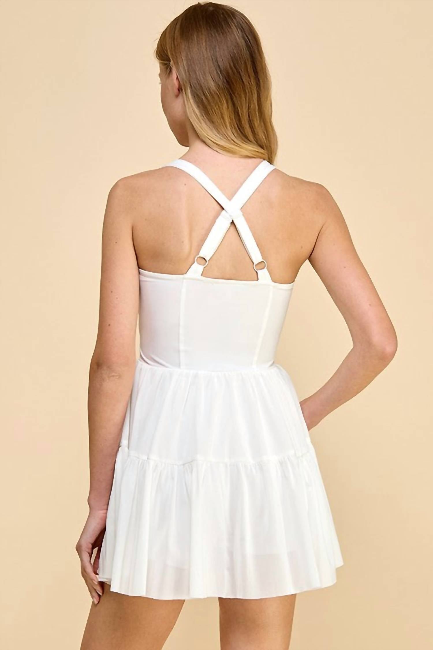 Pretty Follies - Criss Cross Active Dress