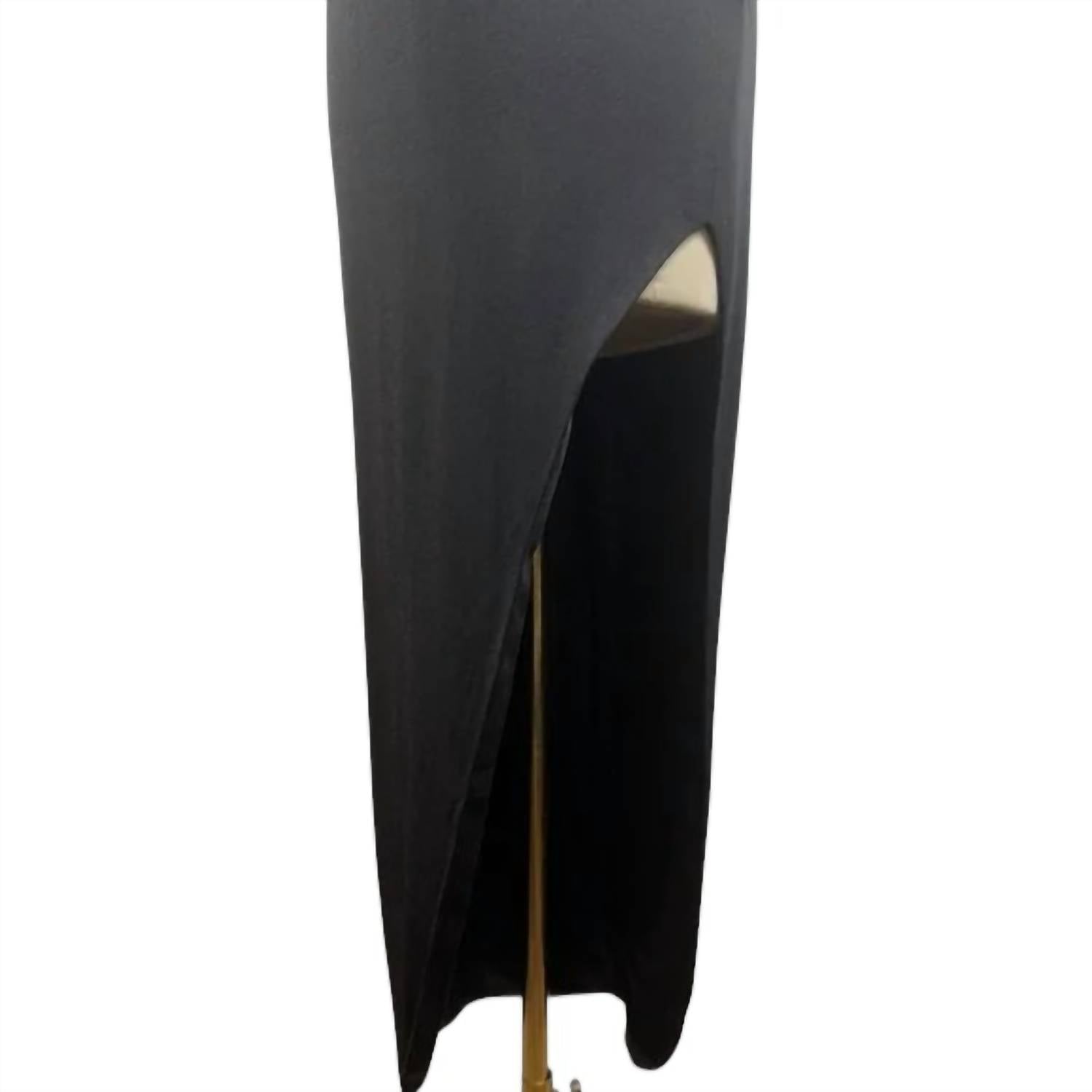 Ieena For Mac Duggal - Women's Midi Rhinestones Cocktail Dress