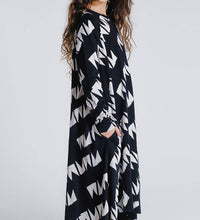 Girls High Low Patterned Dress