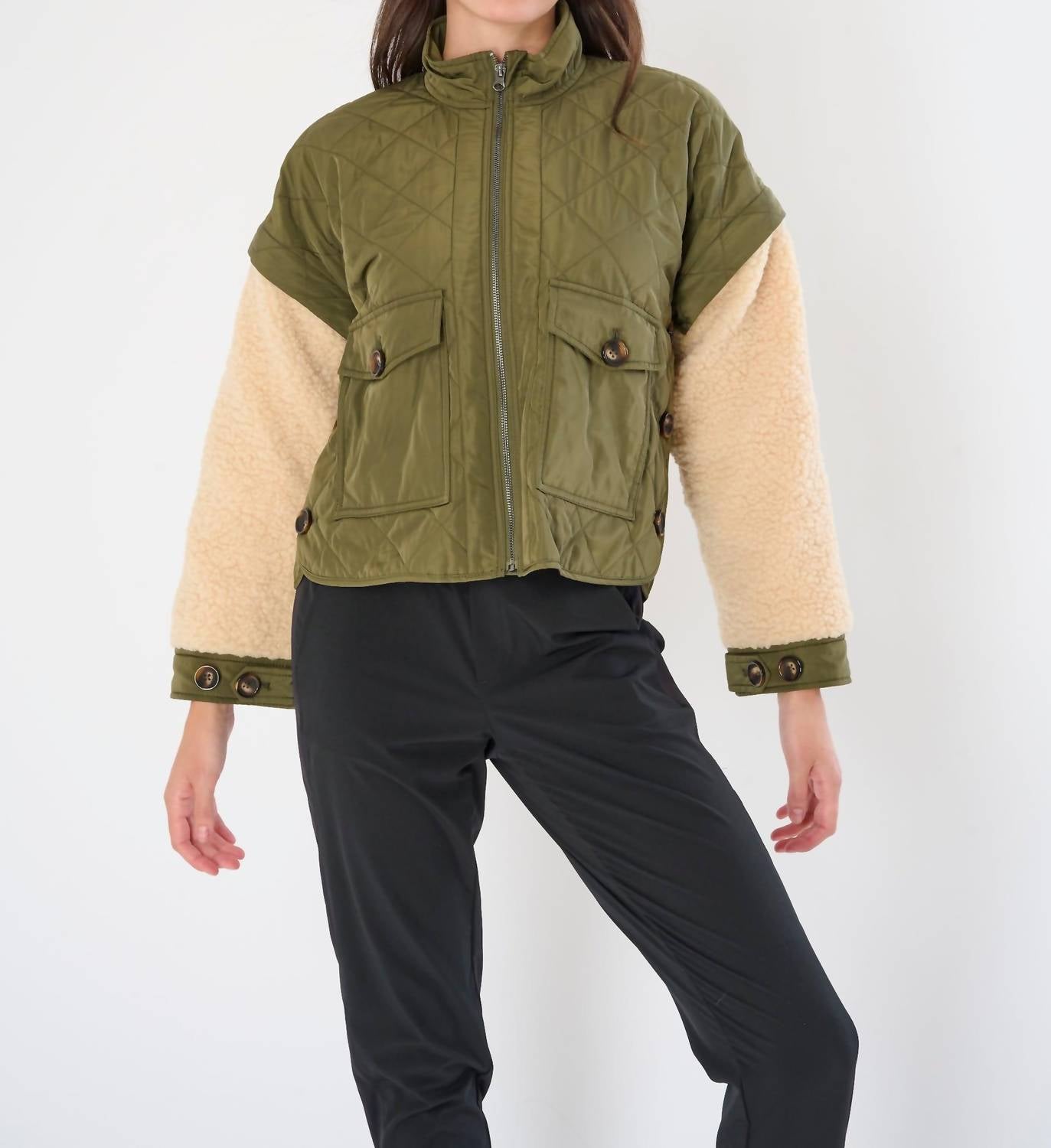 Anorak - Sherpa Drop Shoulder Removable Jacket
