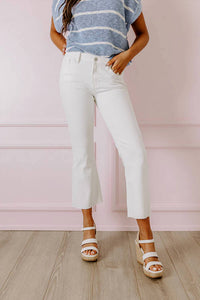 Just Usa - Bethany High Waist Ankle Flare Jeans