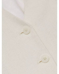 Reiss - Devon Linen Twill Tailored Vest