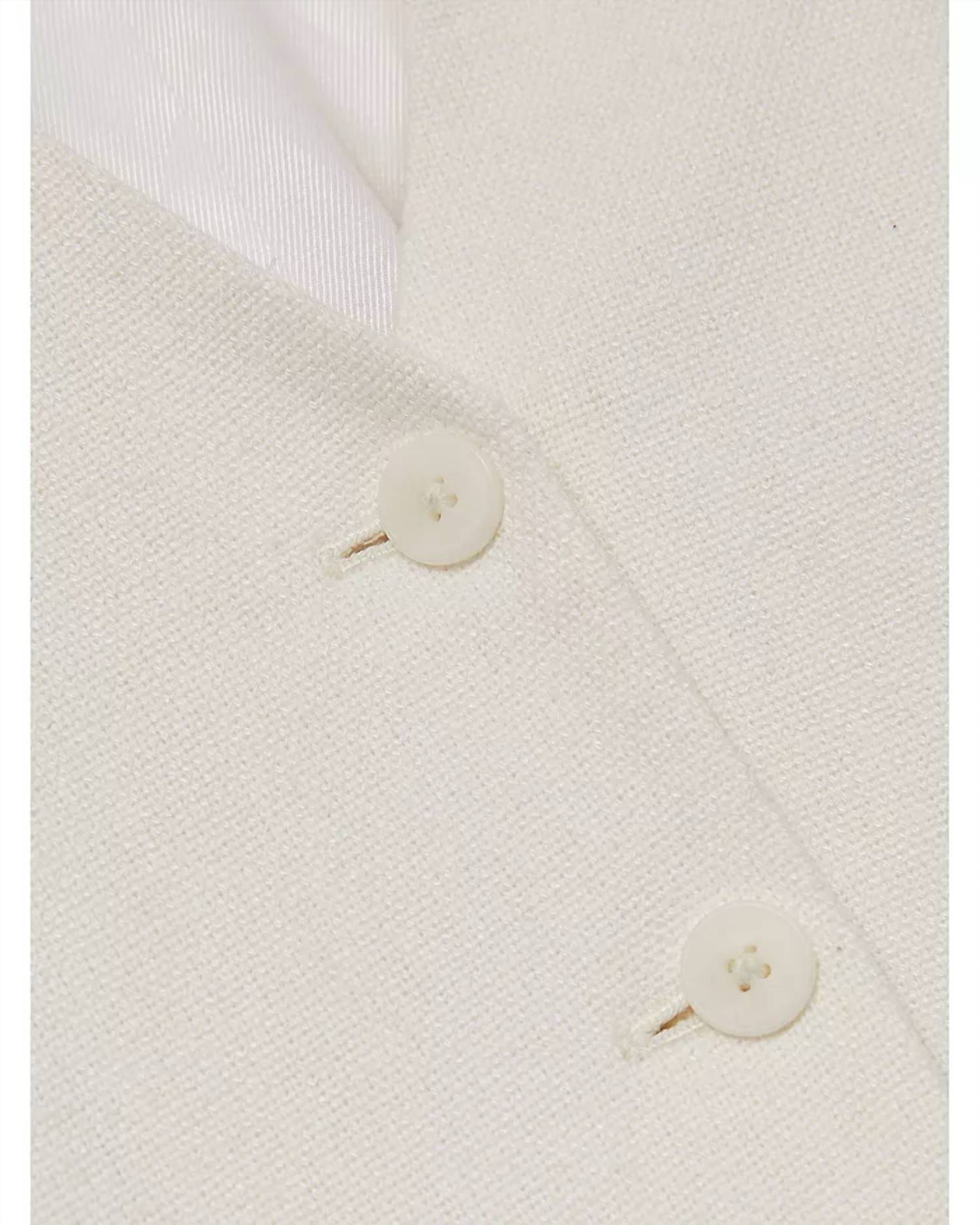 Reiss - Devon Linen Twill Tailored Vest