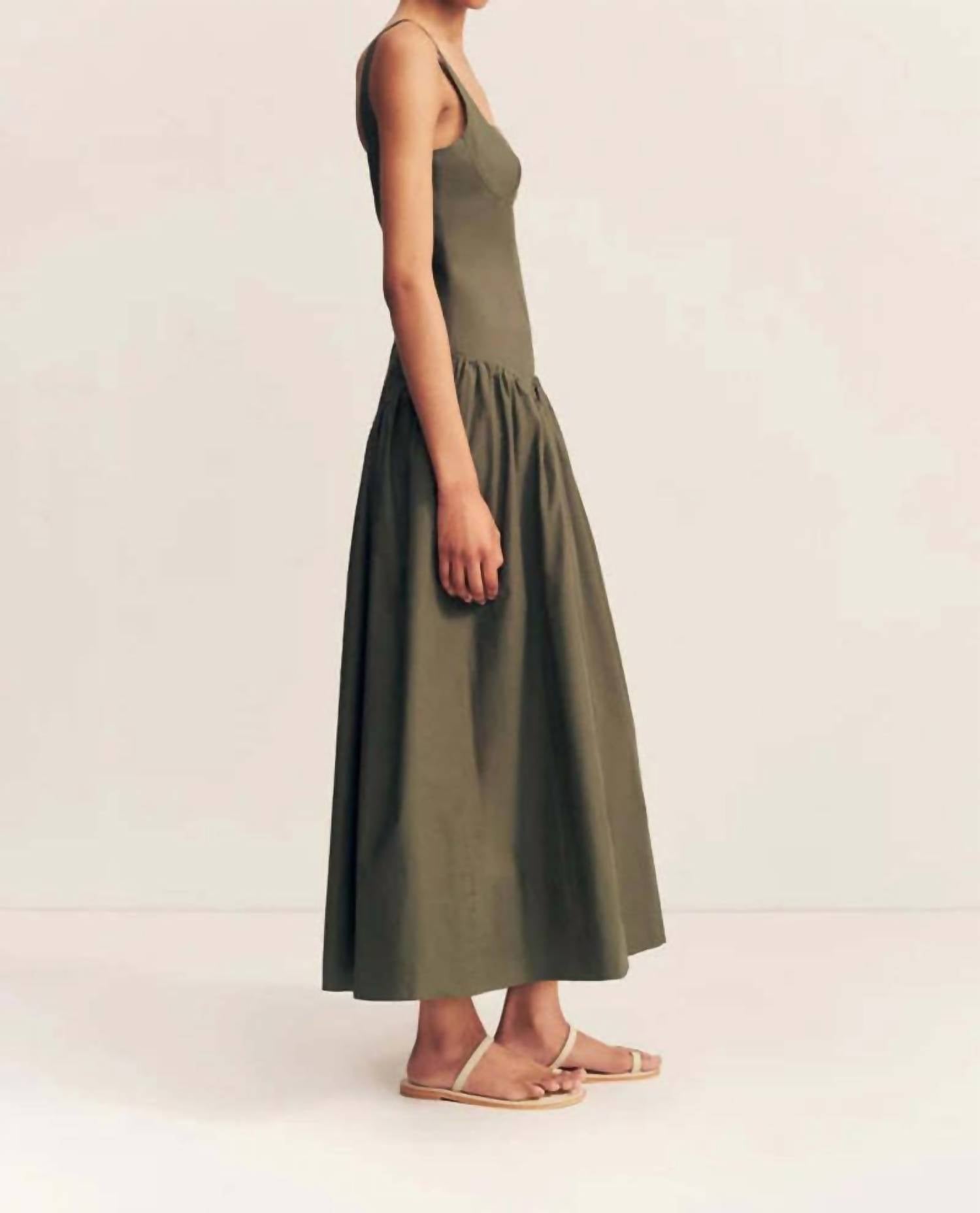 Shona Joy - Maiori Square Neck Midi Dress