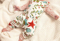 Tesa Babe - Baby Unisex Jolly Holly Christmas Long Sleeve Romper