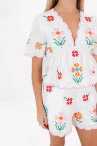 J.Marie - The Eloise V-neck Top