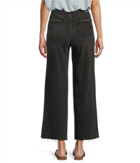 Daze - Women's Pleaser High Rise Wide Ankle Length Jeans