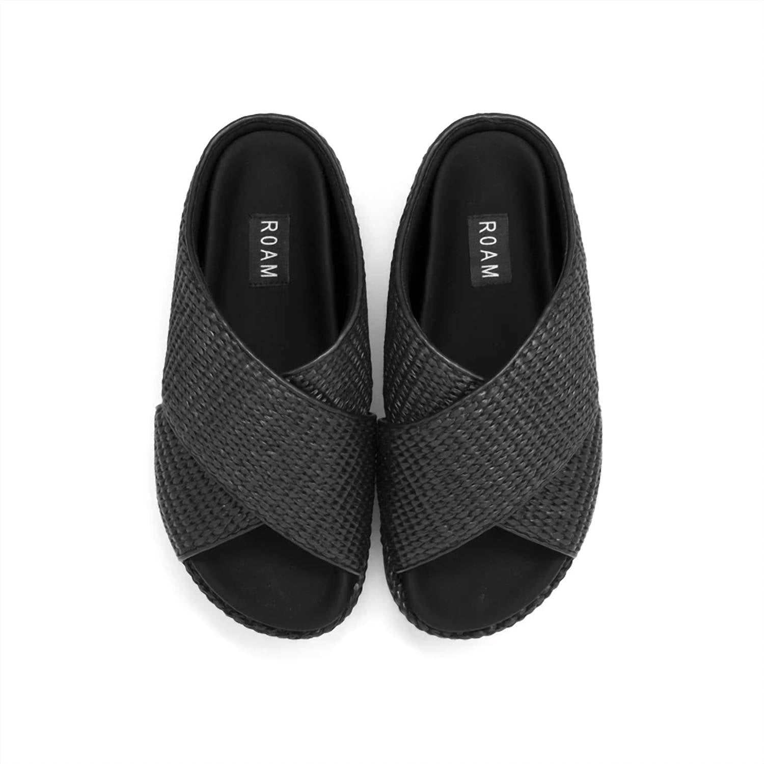 Roam - Women's Cross Stack Raffia Sandals