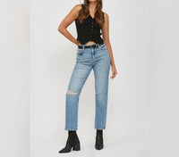 Hidden - Tracey High Rise Straight Leg Jeans