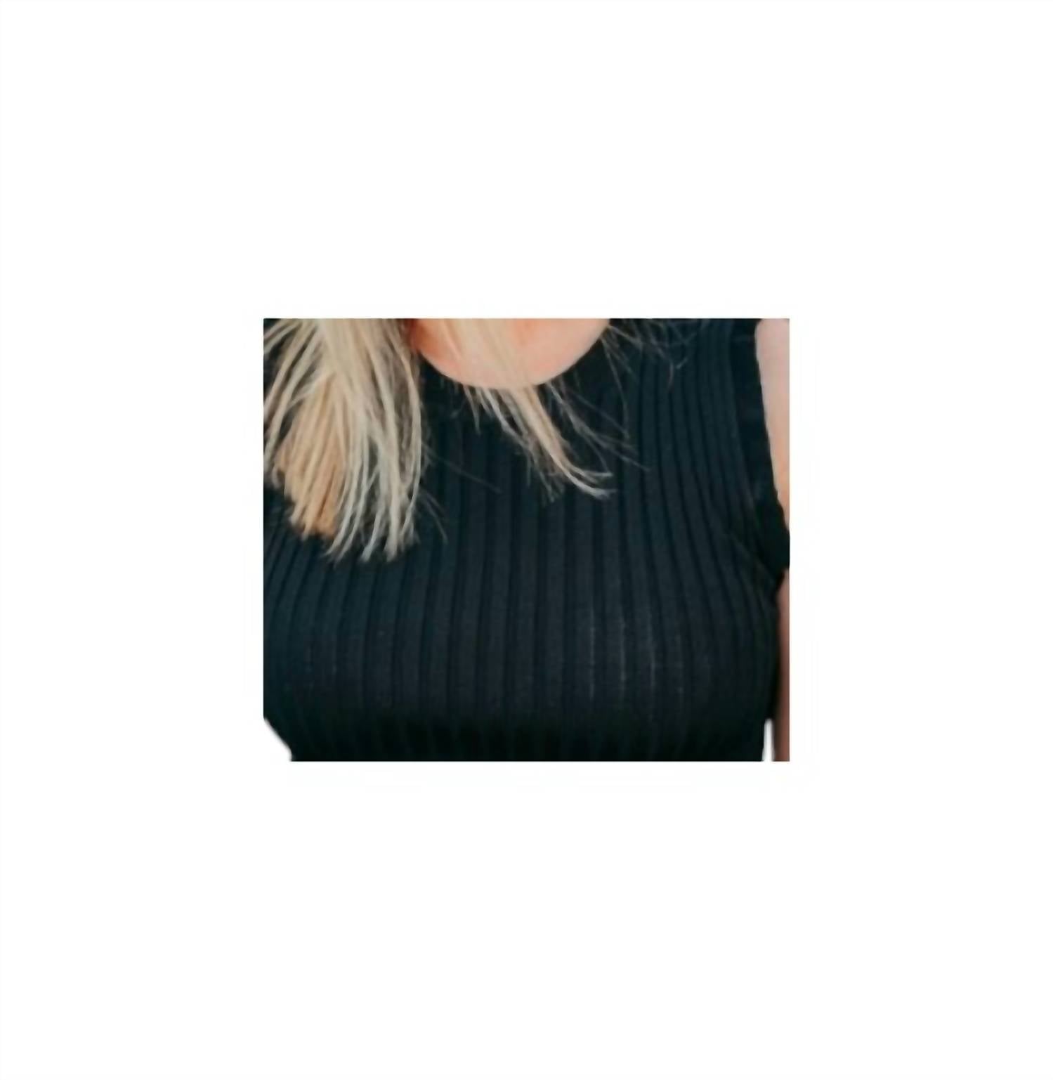 Hem & Thread - Ribbed Frill Sleeveless