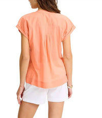 Tommy Bahama - Voile Voyage Cross-stitch Blouse