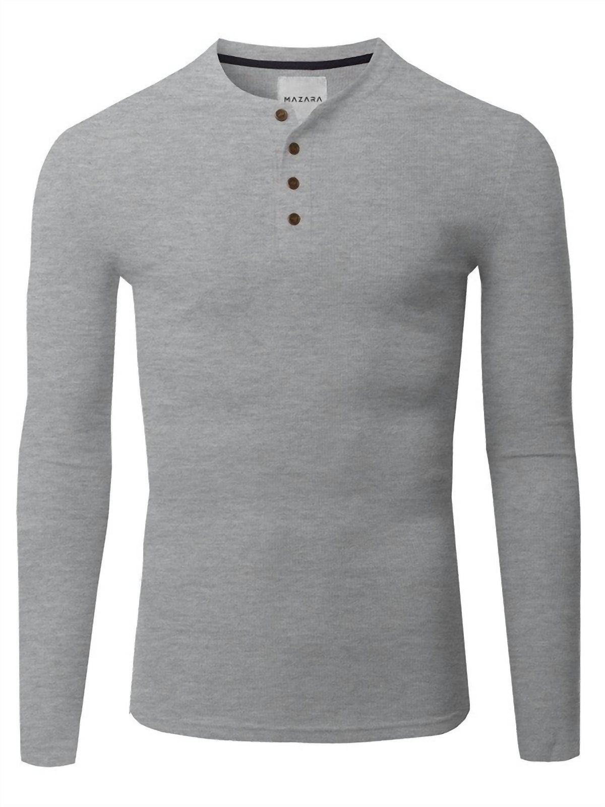Zinovizo - Men's Collin Thermal Button Henley Tee