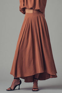 Urban Daizy - Pleated High-waist Skirt