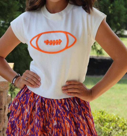 Cloud Ten - Cap Sleeve Football Sweater