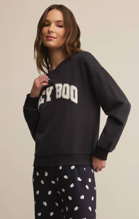 Z Supply - Classic Hey Boo Crew Sweatshirt