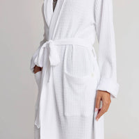 Faceplant Dreams - Cotton Bamboo Waffle Robe
