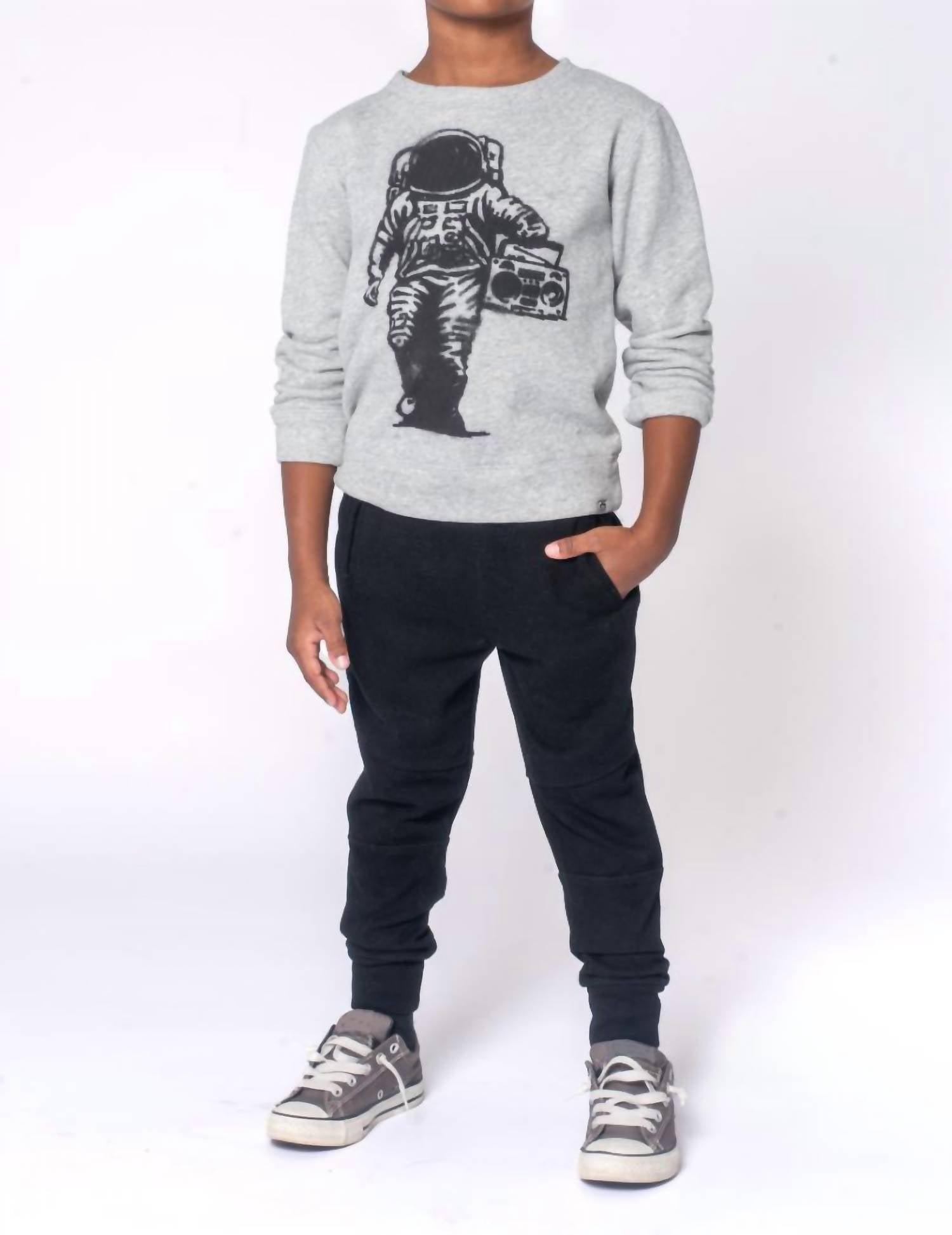 Appaman - Revel Crewneck Astronaut Sweatshirt