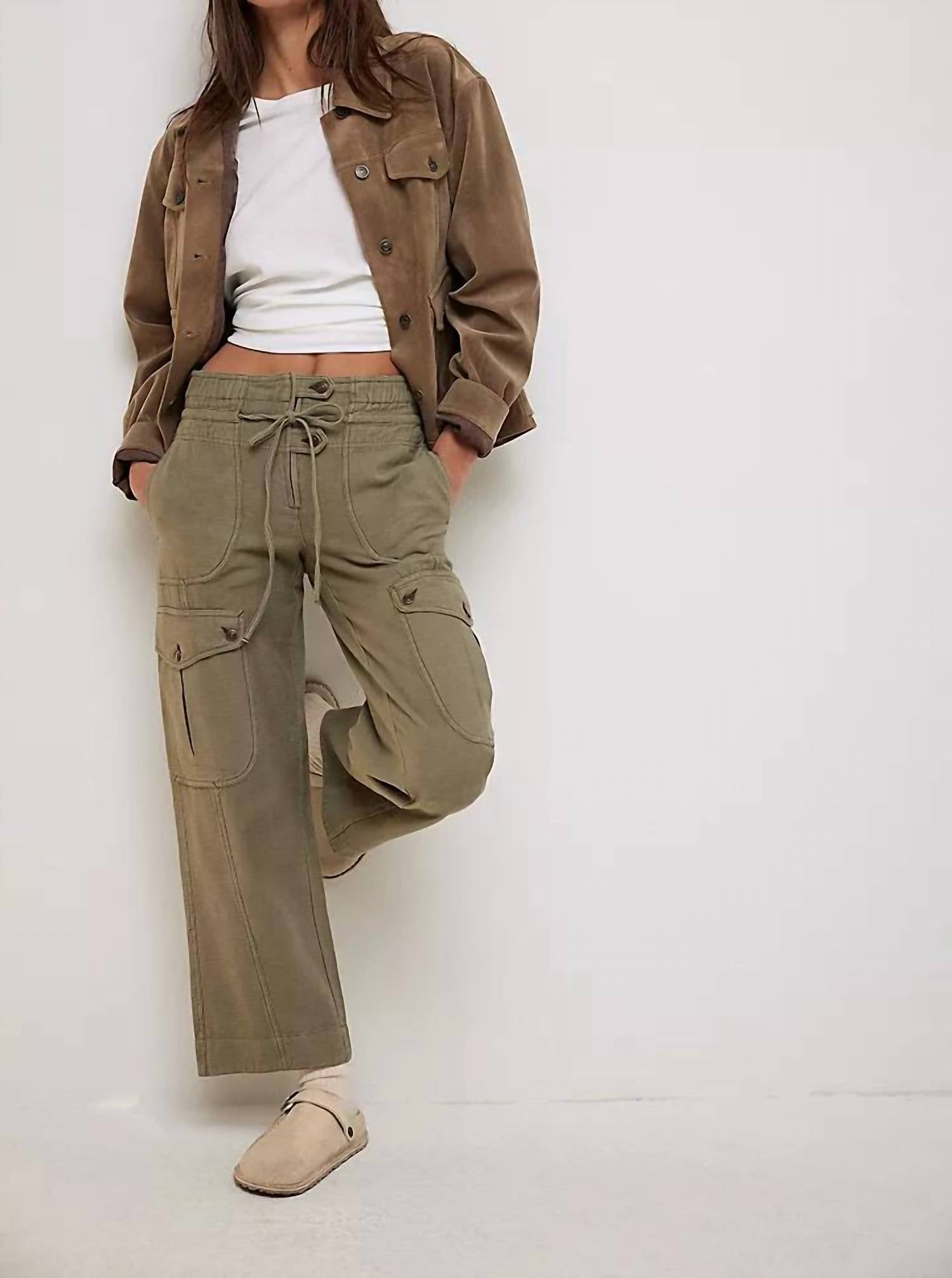 Free People - Park Ave Pull-On Cargo Pants