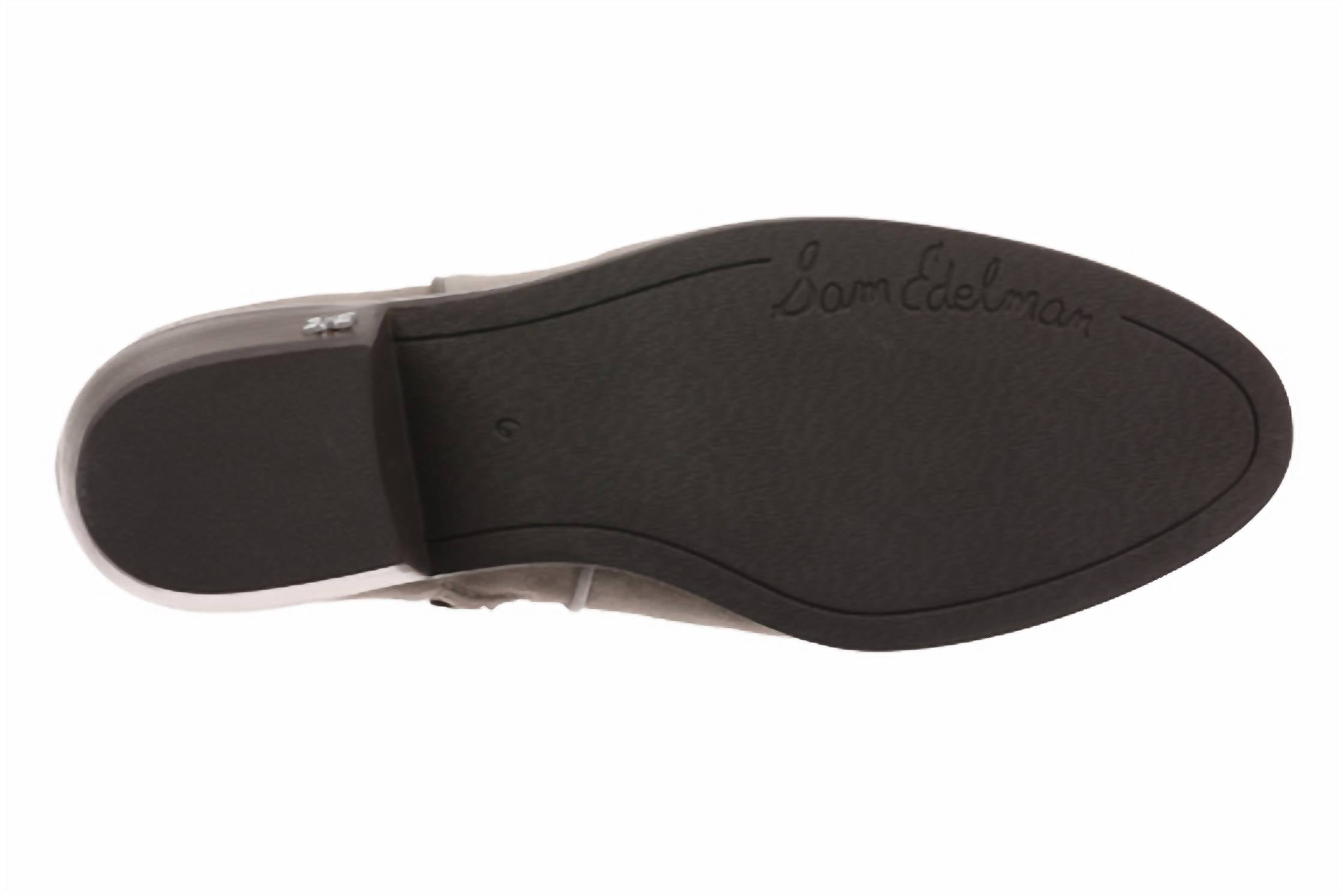 Sam Edelman Women's Petty Ankle Bootie in grey - women's shoe - detail view