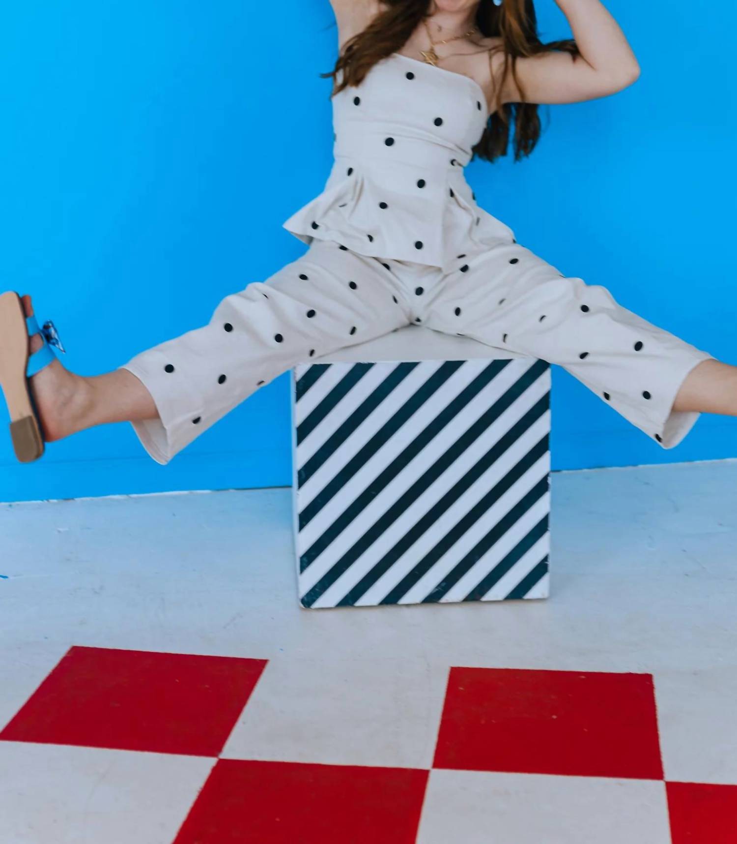 Klesis - Grace Polka Dot Tube Top Set