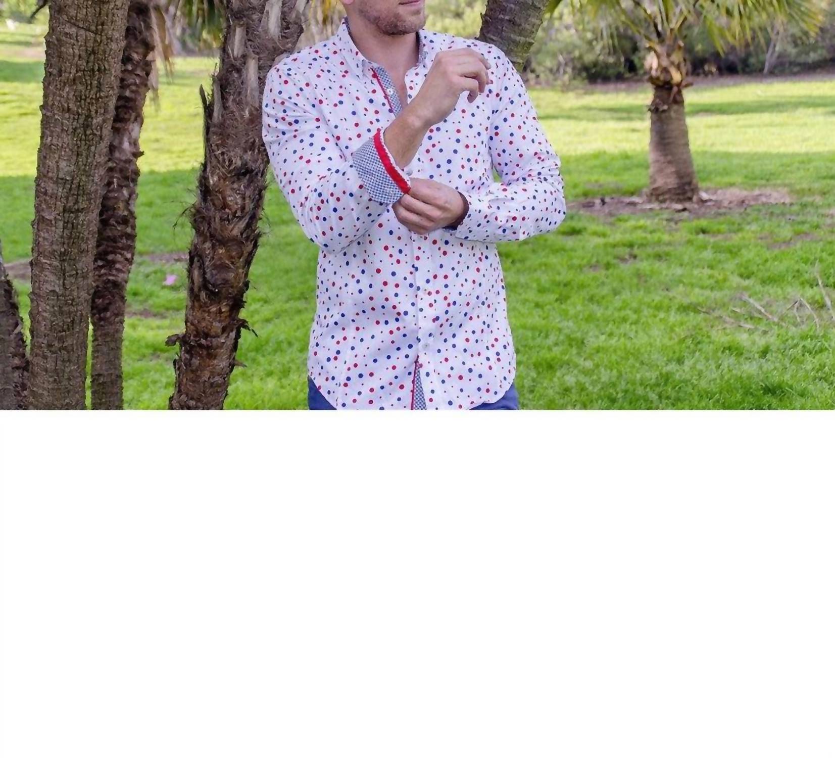 Eight X - Polka Dots Button Down Shirt