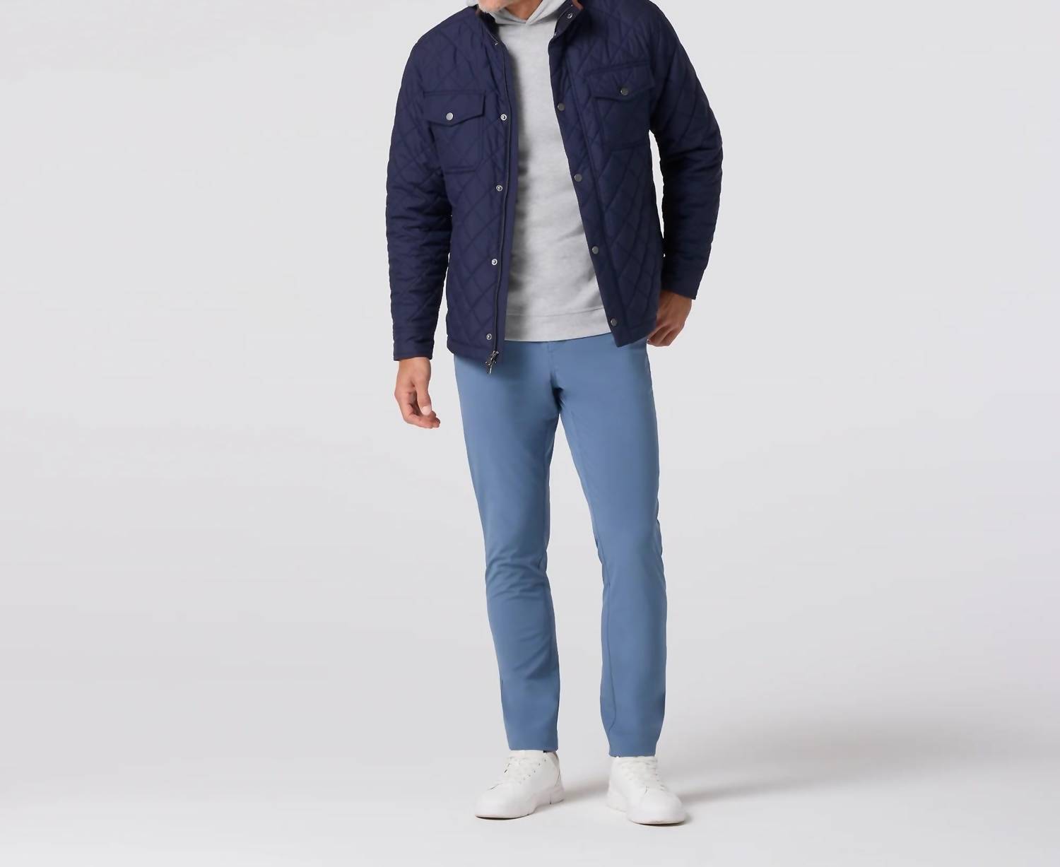 Mizzen + Main Brentwood Quilted Jacket in navy - men's jacket - view 6