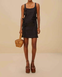 Farm Rio - Premium Linen Sleeveless Mini Dress