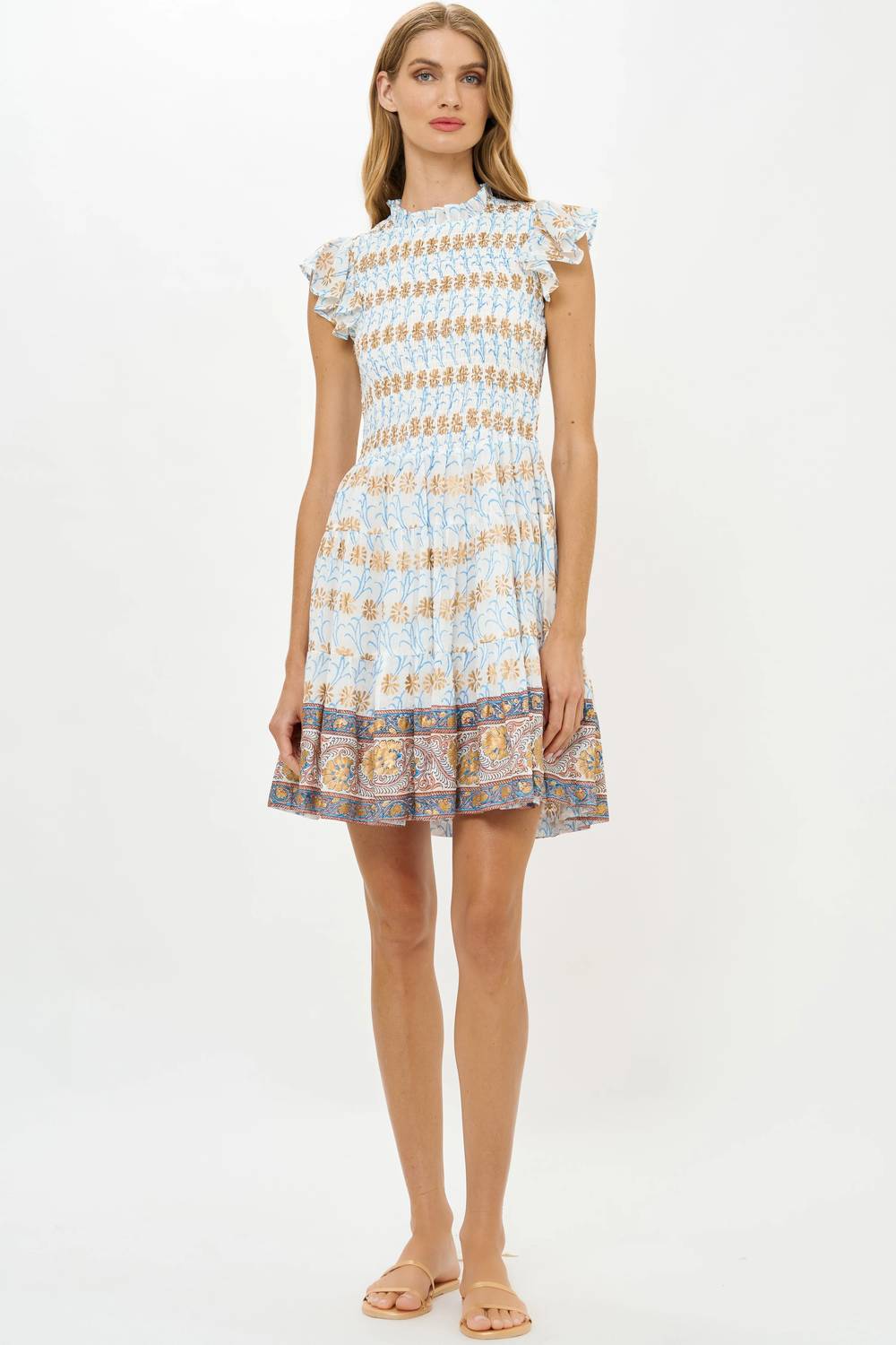 Oliphant - Smocked Flirty Short Dress