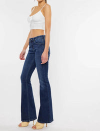 Kancan - Mid Rise Flare Jean