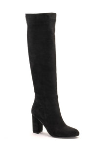 Corkys Footwear Women's Two Faced Suede Boots in black - women's shoe