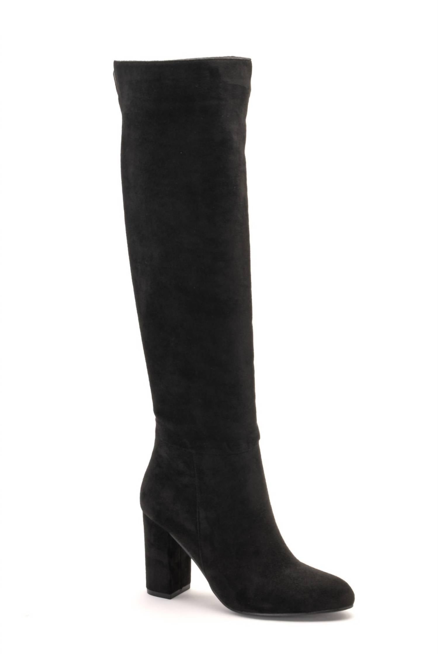Corkys Footwear Women's Two Faced Suede Boots in black - women's shoe