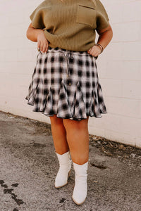 Entro - Small Town Holiday Skirt - Plus