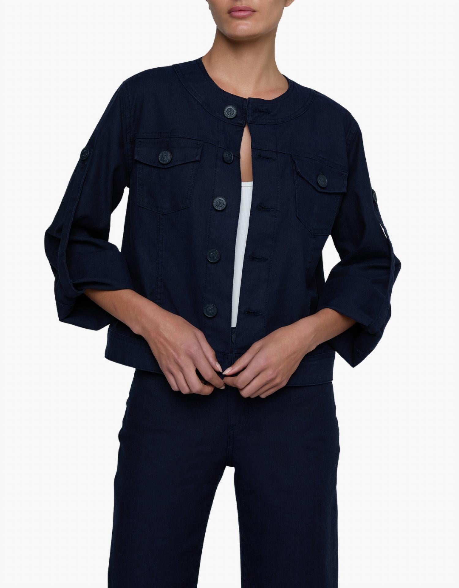 L'Agence - Anouk Collarless Jacket