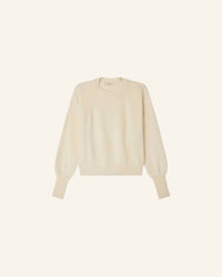 Sessun Women's Baysilte Knit Sweater in cream - women's sweater