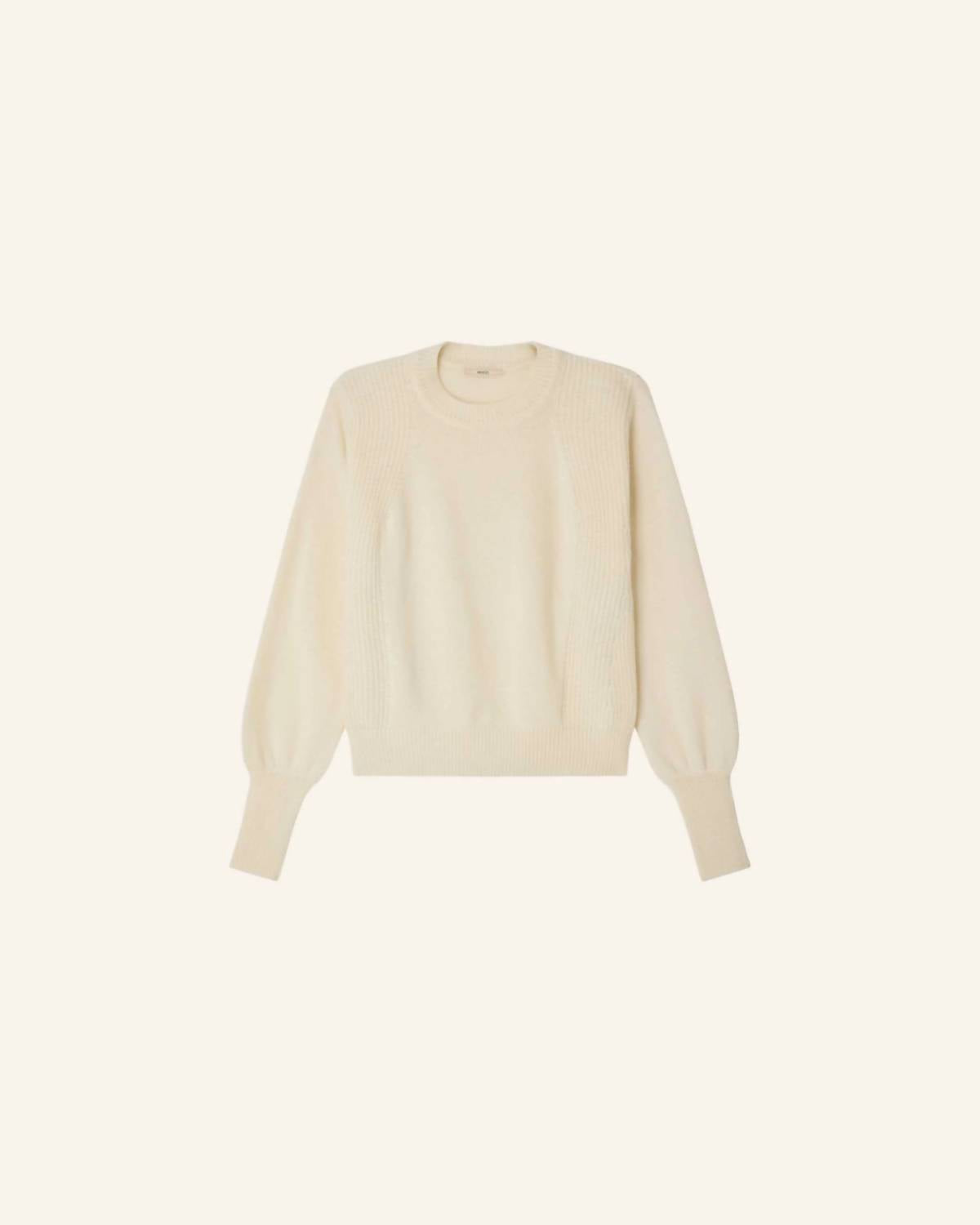 Sessun Women's Baysilte Knit Sweater in cream - women's sweater