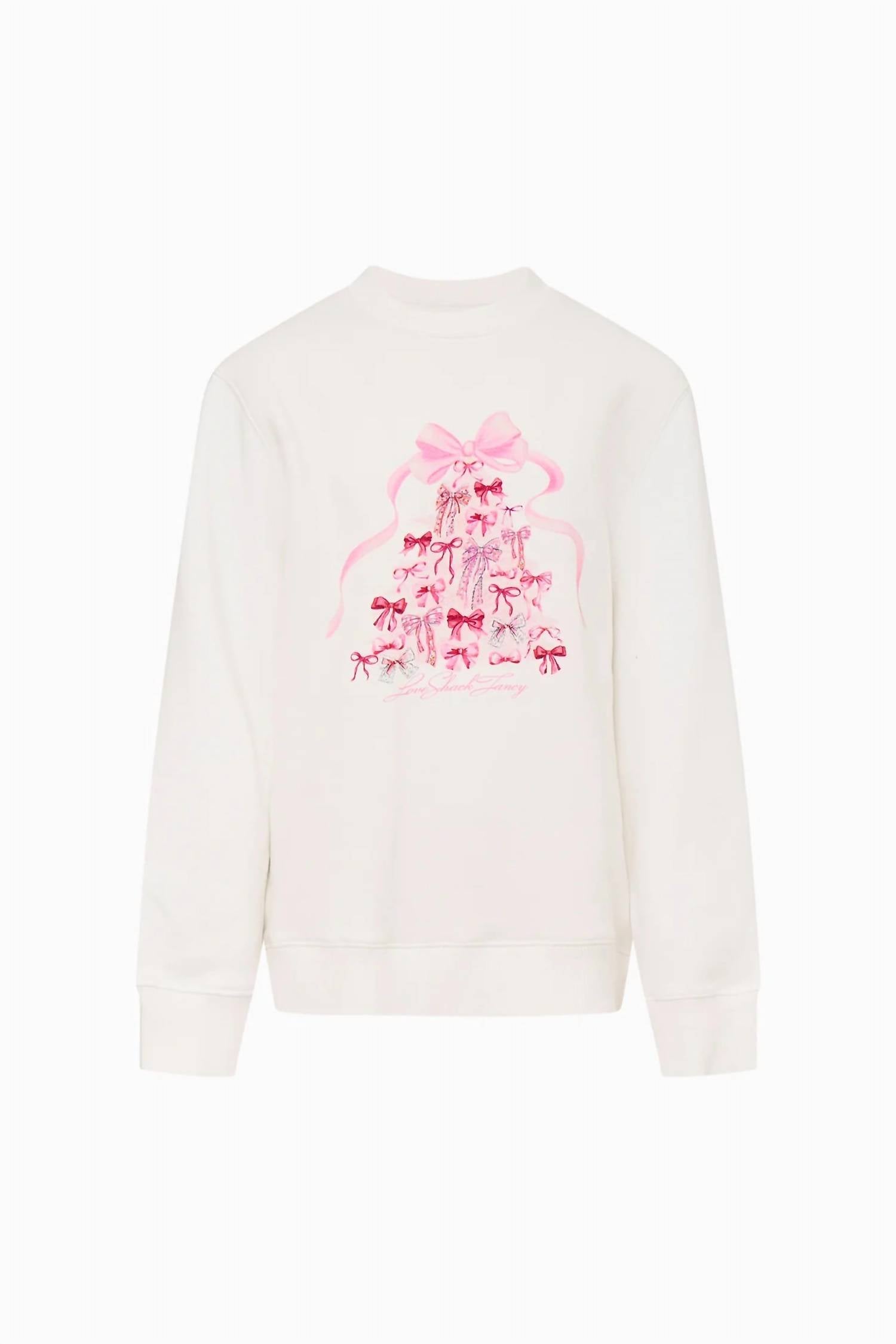 Loveshackfancy - Havenleigh Christmas Bow Fleece Pullover