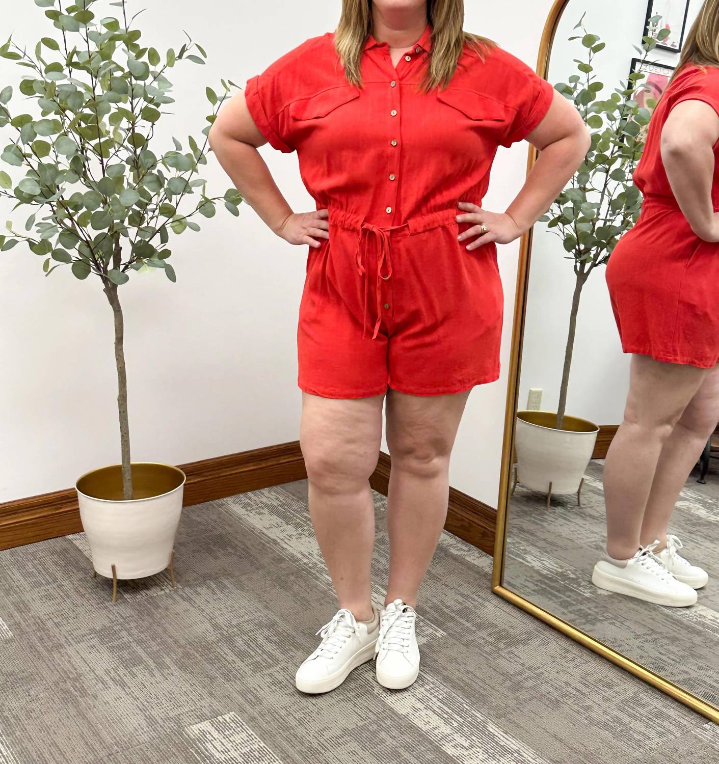 She + Sky - Stef Linen Romper