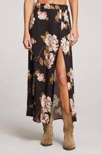 Saltwater Luxe - Floral Midi Skirt