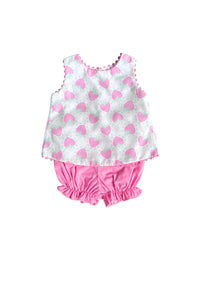 Mint Magnolia - Girl's Tally Tulip Bloomer Set