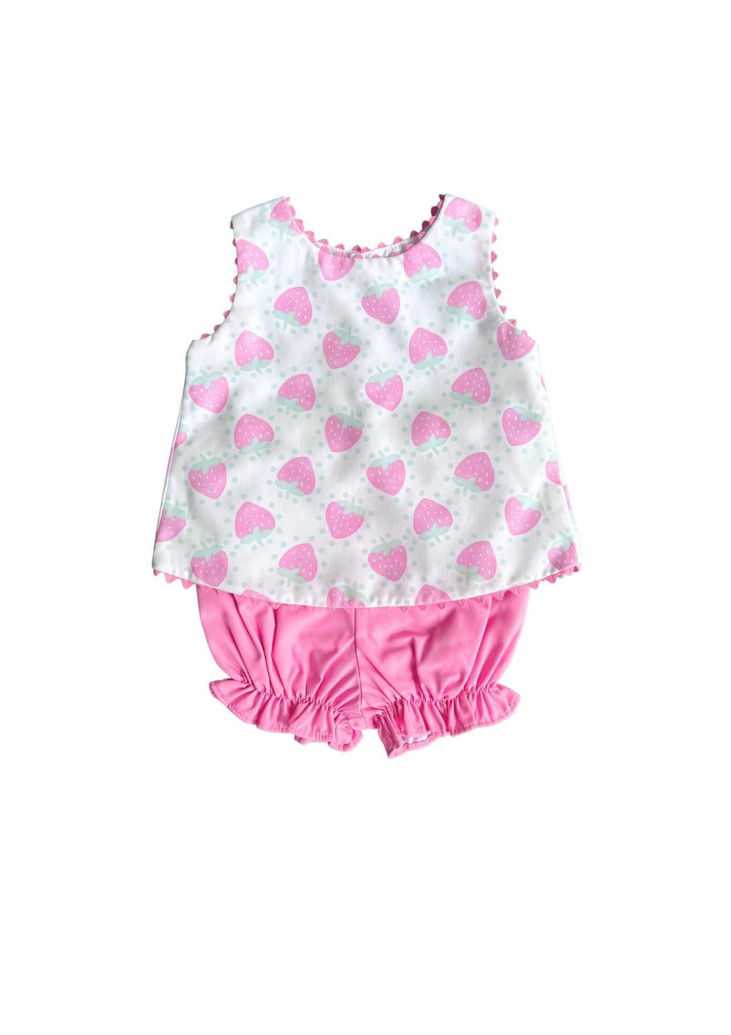 Mint Magnolia - Girl's Tally Tulip Bloomer Set