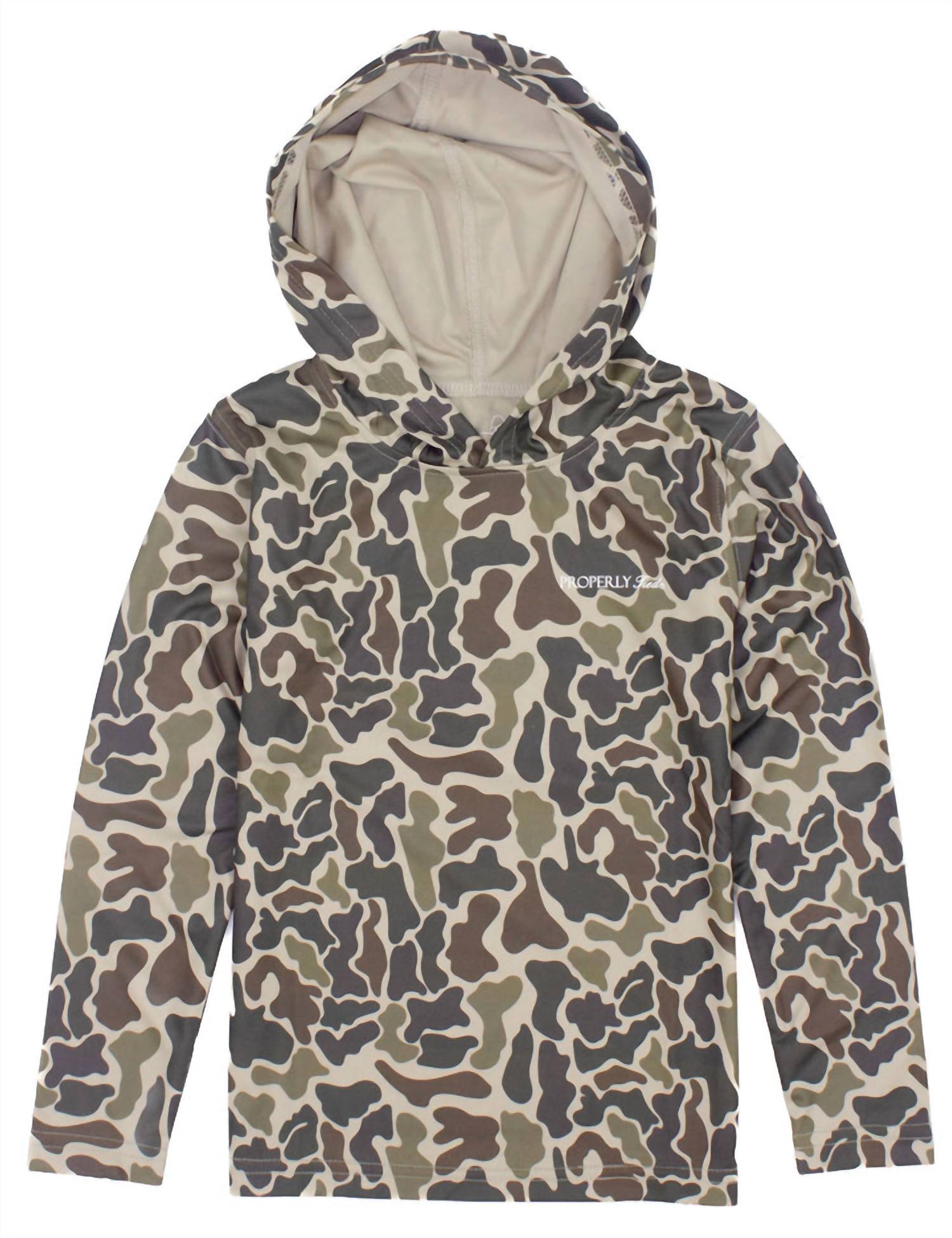 Properly Tied - Boy's Long Sleeve Sportsman Performance Hoodie